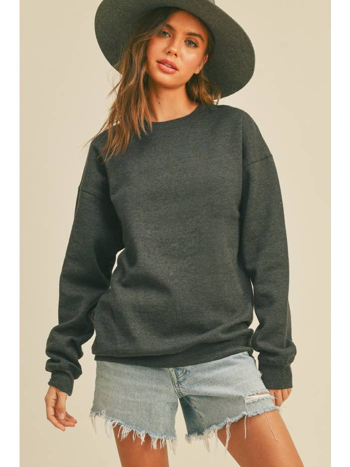 Honestee - Wholesale Sweatshirt - Women's - Blank Long Sleeve Sweatshirt