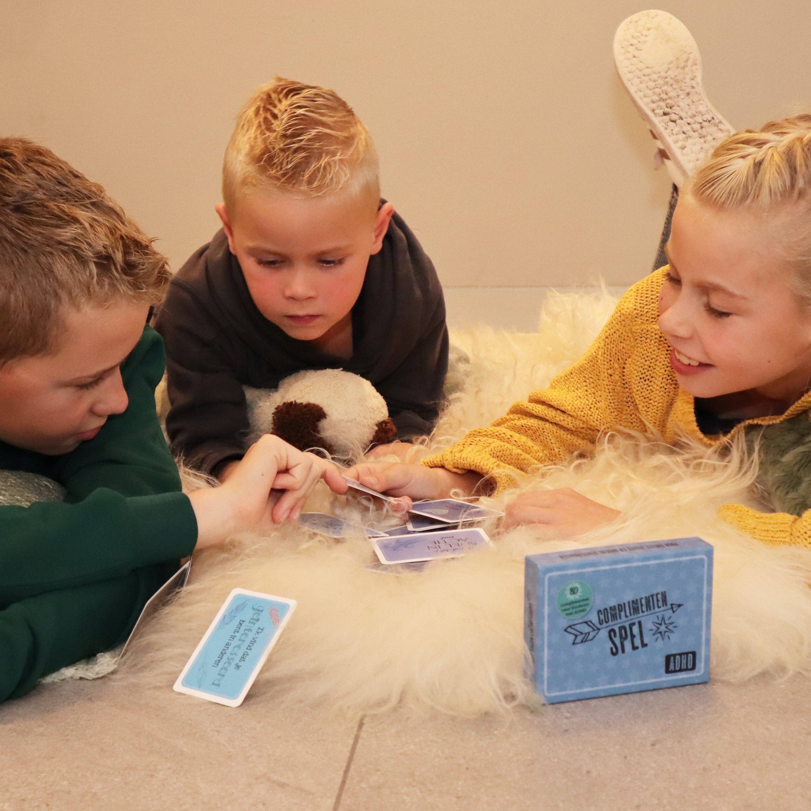 complimentenspel – Jogo de cartas por atacado – Jogo complementar TDAH3