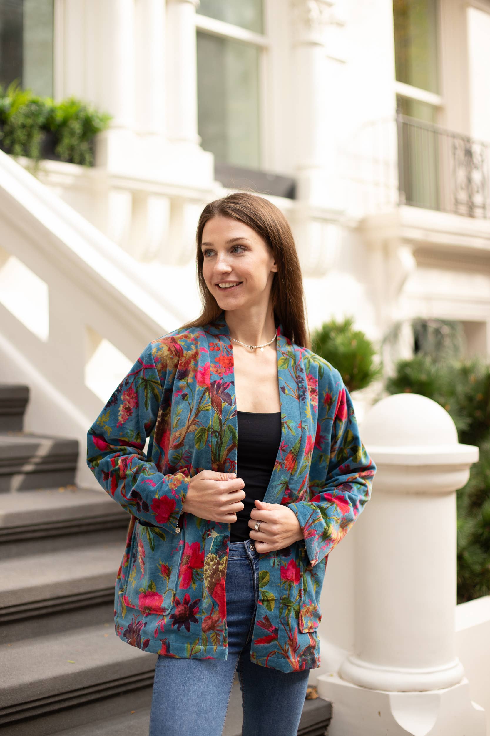 VIKOLINO - Venta al por mayor Kimono - Mujer - Chaqueta corta de terciopelo estilo kimono25