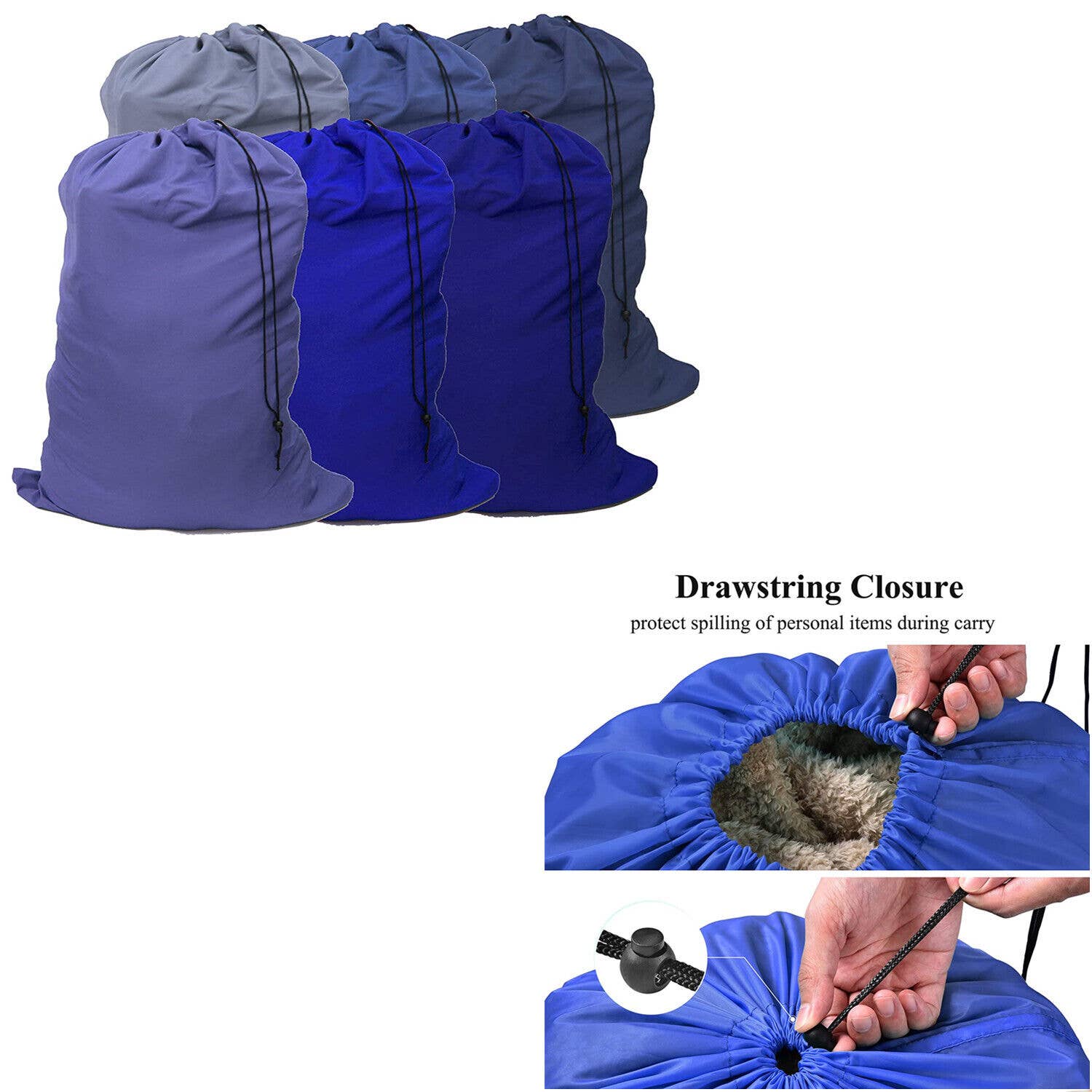 Tsyware - Wholesale Laundry Bag - Extra Large 29" X 40" Nylon Washable Laundry Bag Hamper 5