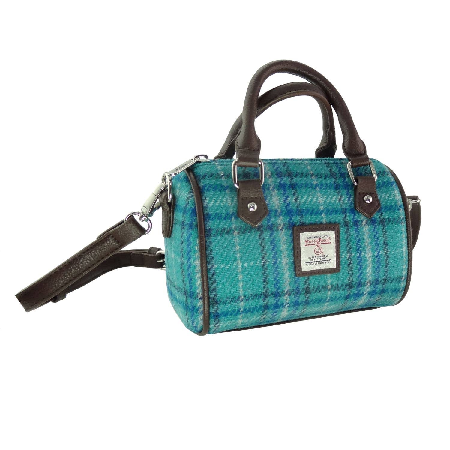 Glen Appin Of Scotland - Wholesale Top Handle Bag - Women's - LB1203 Harris Tweed 'Kilbride' Mini Bowling Bag32