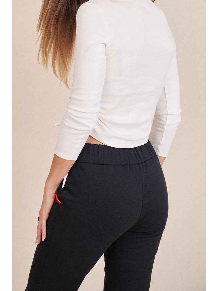 INADEA - Wholesale Athletic Sweatpants/Joggers - Women's - RILEY Black Pants2