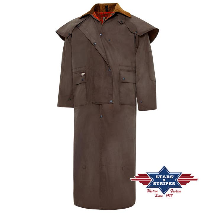Stars & Stripes® - Wholesale Coat - Men's - Western Duster - Trail Brown