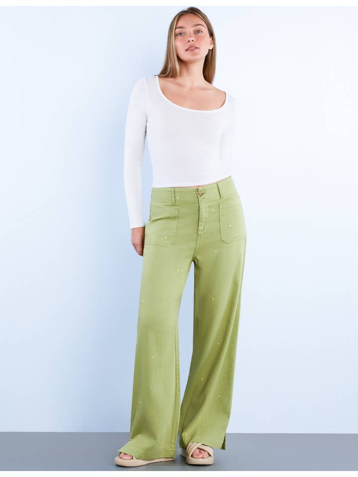 Fern Star-Studded Pants for wholesale on Faire