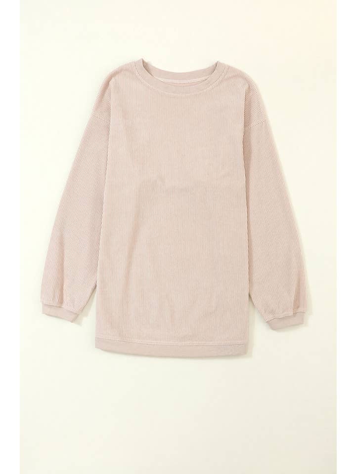 PartyEight - Wholesale Sweatshirt - Women's - Ribbed Corduroy Oversized Sweatshirt19