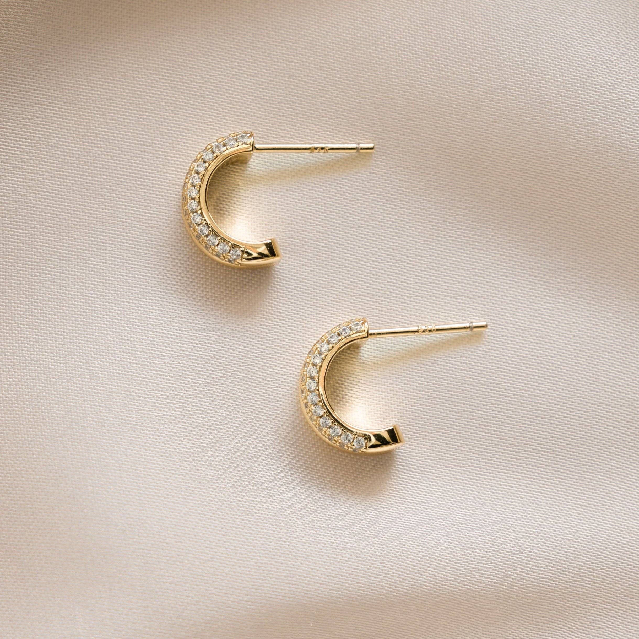 Sami Jewels - Wholesale Hoop Earrings - Pavé Double Hoop Earrings4