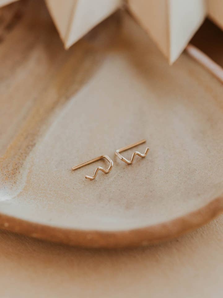 Ziggy Ear Climbers for wholesale by Hello Adorn