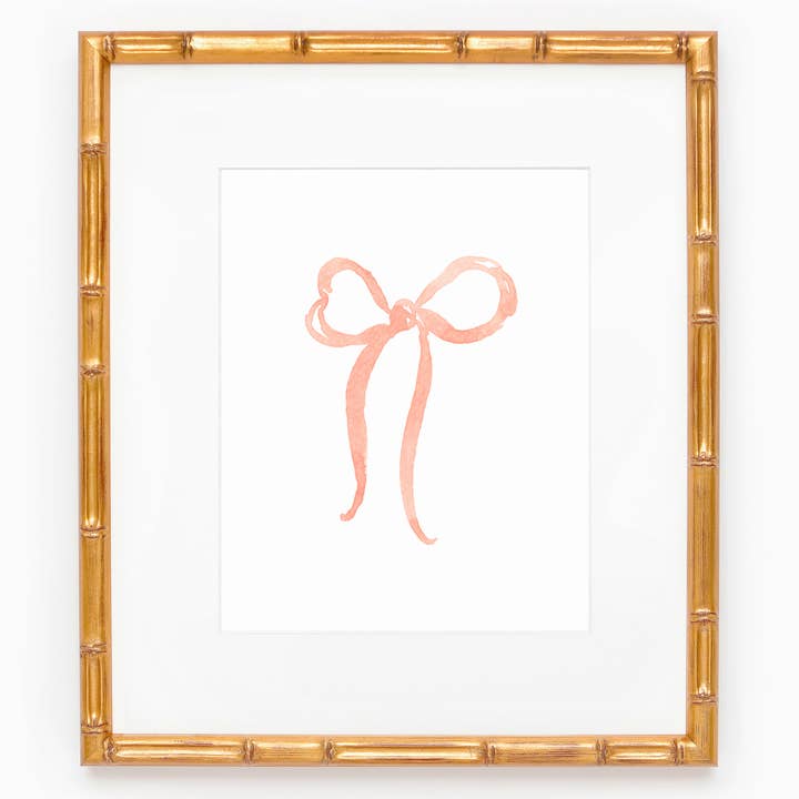 Franska rosett vertikal akvarell konsttryck för wholesale av Simply Jessica Marie