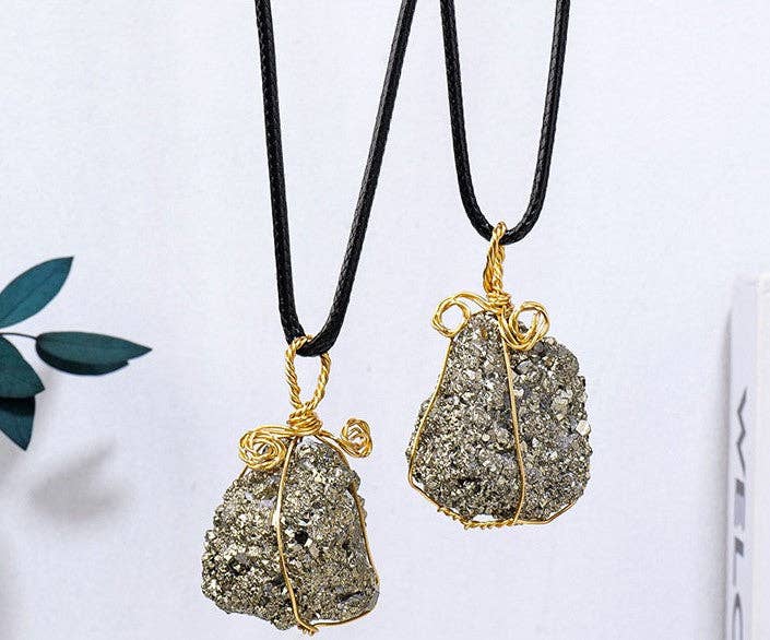 Moon Rituals - Wholesale Pendant/Charm Necklace - Pyrite Necklace | Abundance & Creativity0