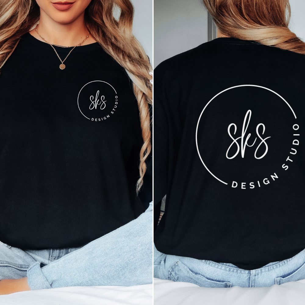 SKS Design Studio - Wholesale Screen Printed T-Shirt - Women's - CUSTOM LOGO | Unisex Long Sleeve Shirt [GILDAN]1