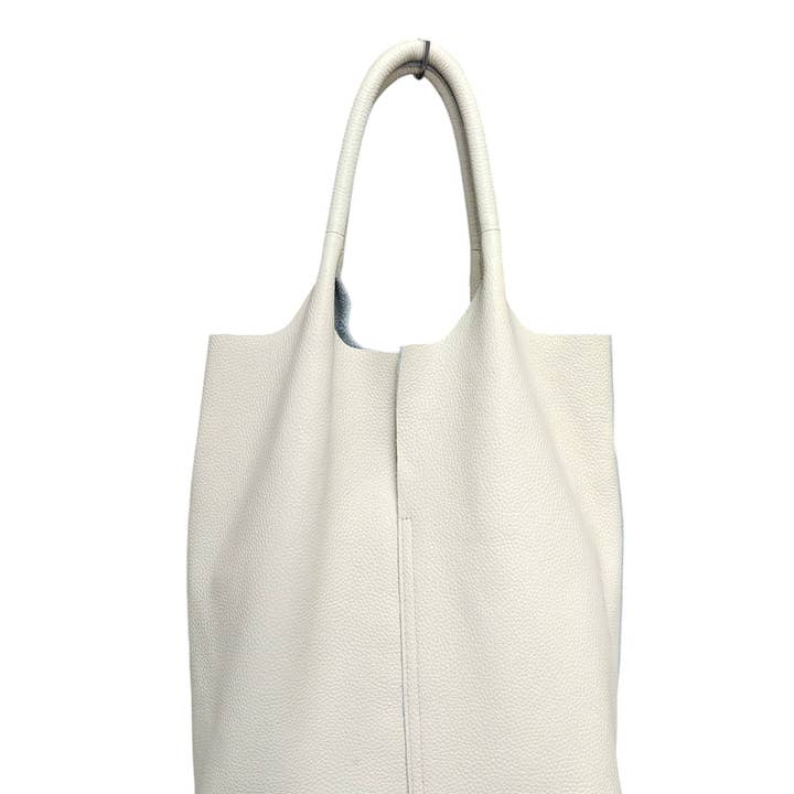 Sac hobo souple en cuir véritable Superbia avec pochette intégrée - 9955 pour la vente par Superbia