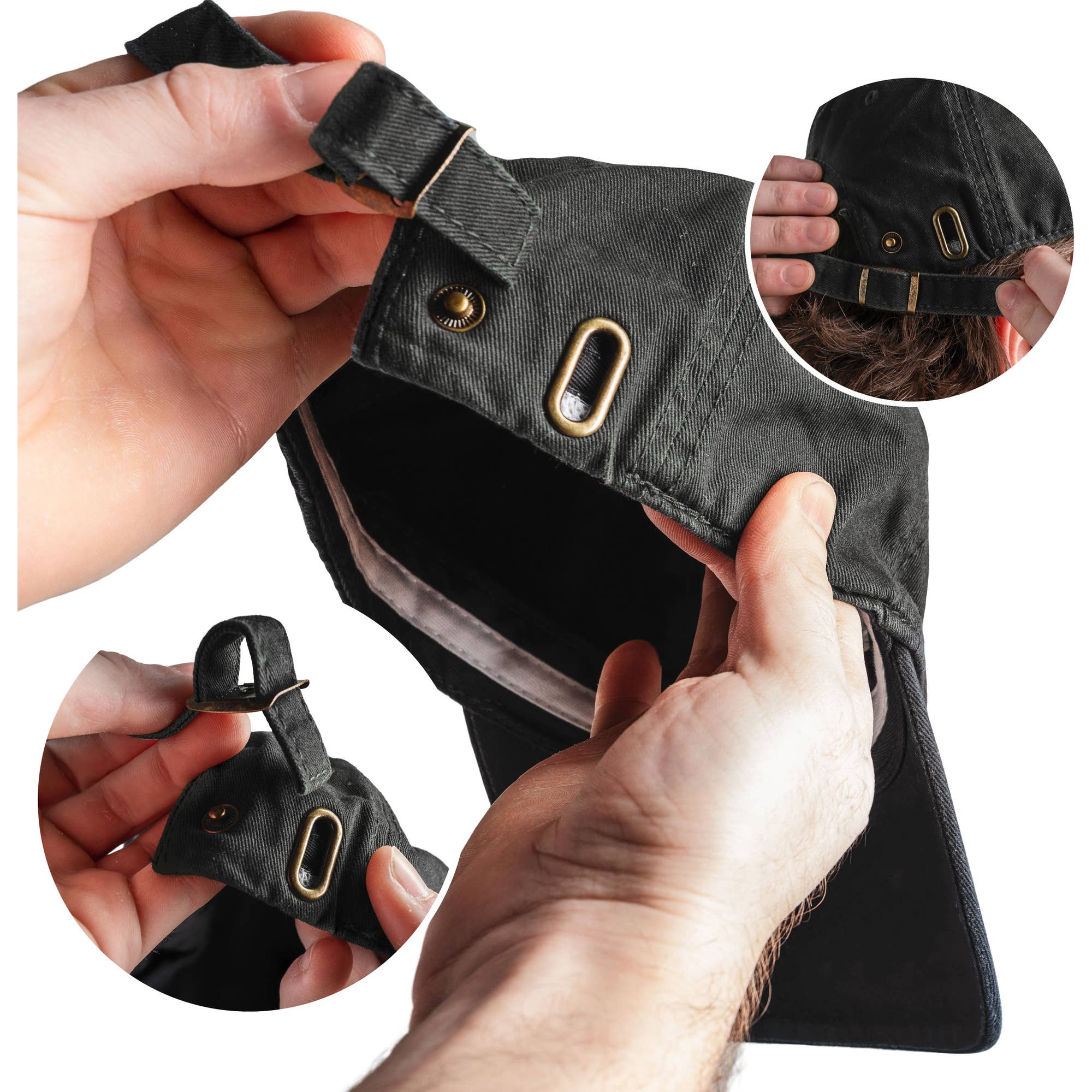 Pavilion - Wholesale Baseball Cap - Unisex - Legend - Black Washed Cotton Twill Hat9