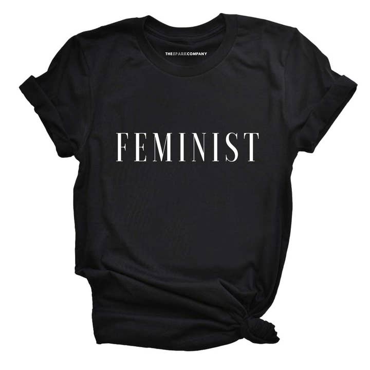T-shirt « Féministe » style années 90 pour la vente par The Spark Company