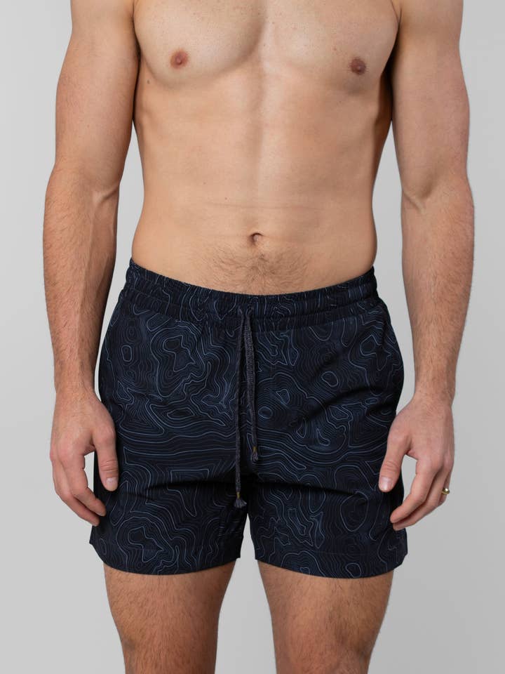 TOPOGRAPHY SWIM TRUNK for wholesale by LEISURE LAB