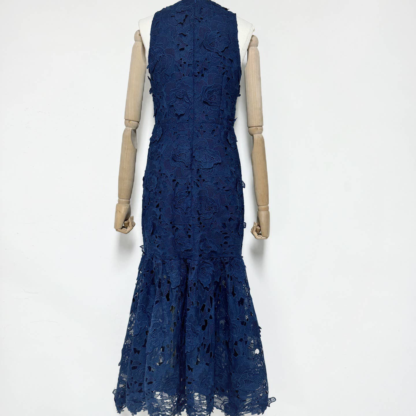 Wholesale DR732Y Midnight Lace Sleeveless Dress with Cinched Waist for ...