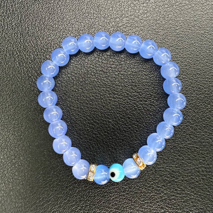 Loli - Wholesale Beaded Bracelet - Kids - Kids Evil Eye Beaded Bracelet – Single Colors & Mix Packs 8