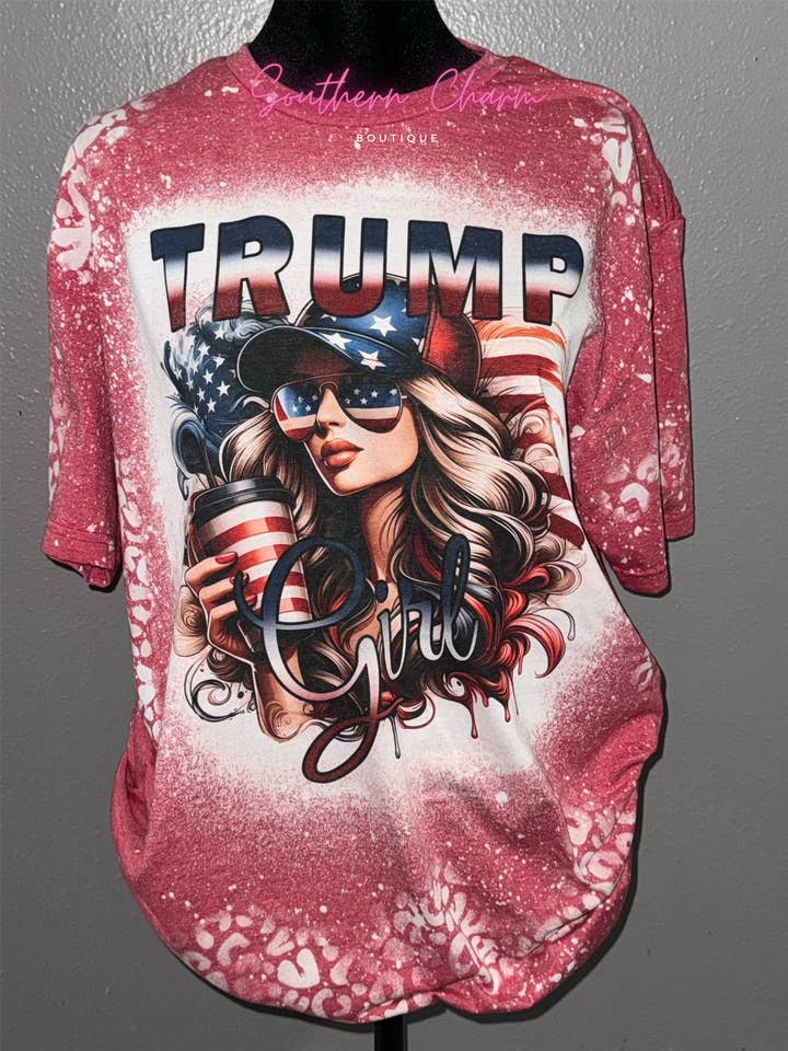 Trump Girl Red Tee for wholesale by Southern Charm Boutique
