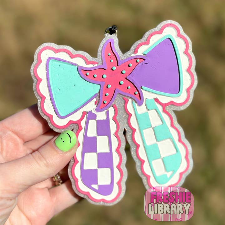 Gekräuselter Seestern-Bogenlufterfrischer für den Großhandel von The Freshie Library