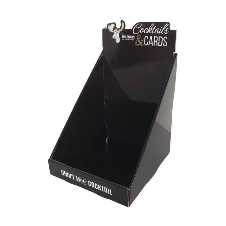 Noble Mick's - Craft Beverage Company - Wholesale Retailer Display - Food & Drink - Card Display Box (Empty Holds 2 Dozen Cards)0