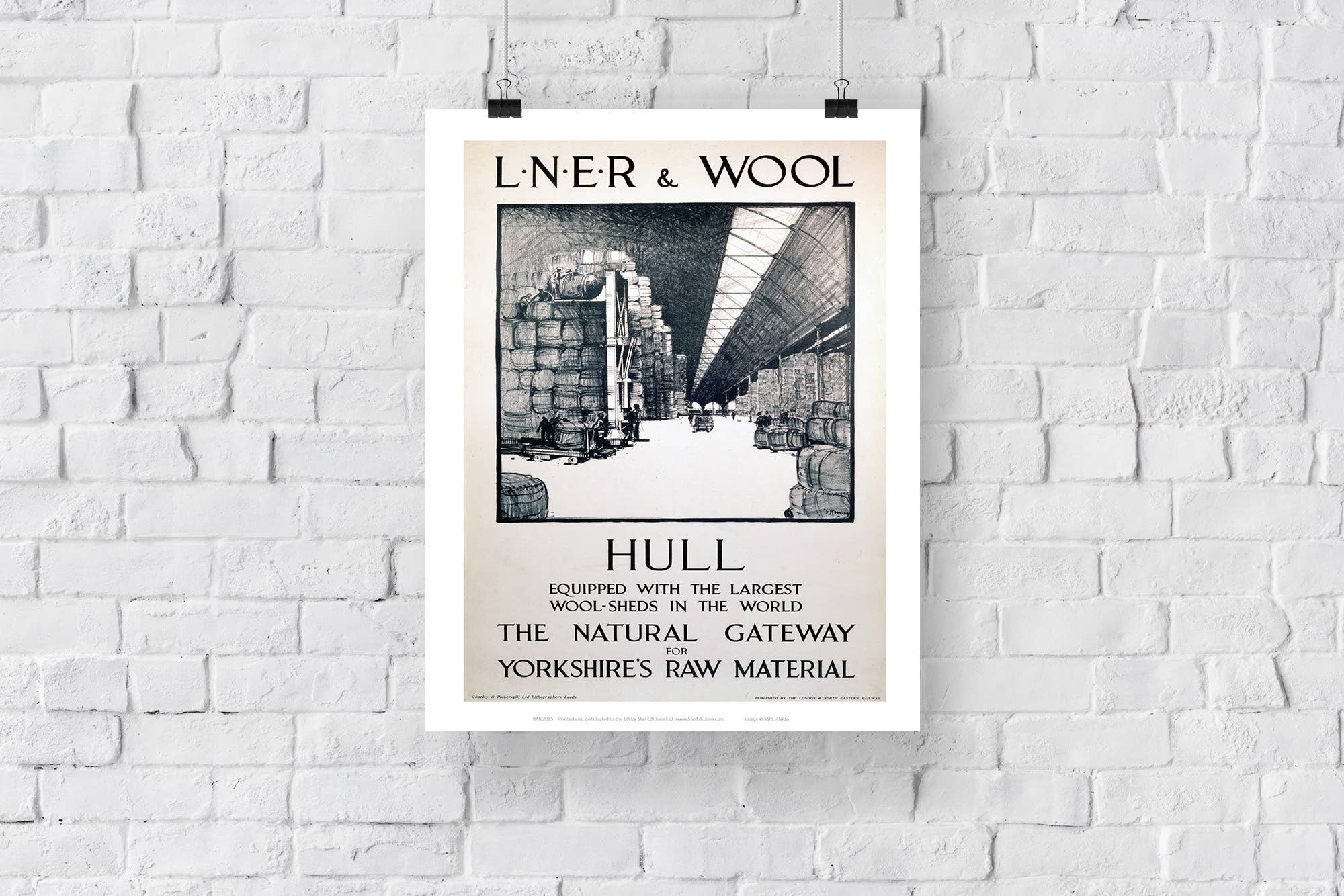 Star Editions – wholesale Art print – Lner And Wool - Hull - 11X14” Premium Art Print2