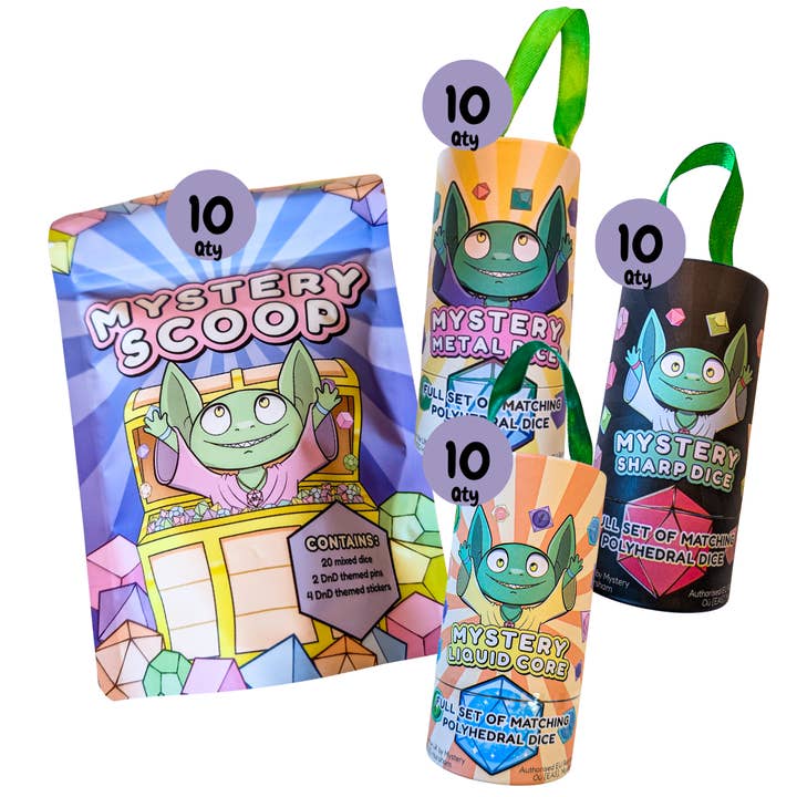 The Dice Goblin for wholesale by Mystery Dice Goblin