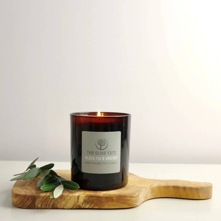 Luxury Soy Candle for wholesale by The Olive Yard