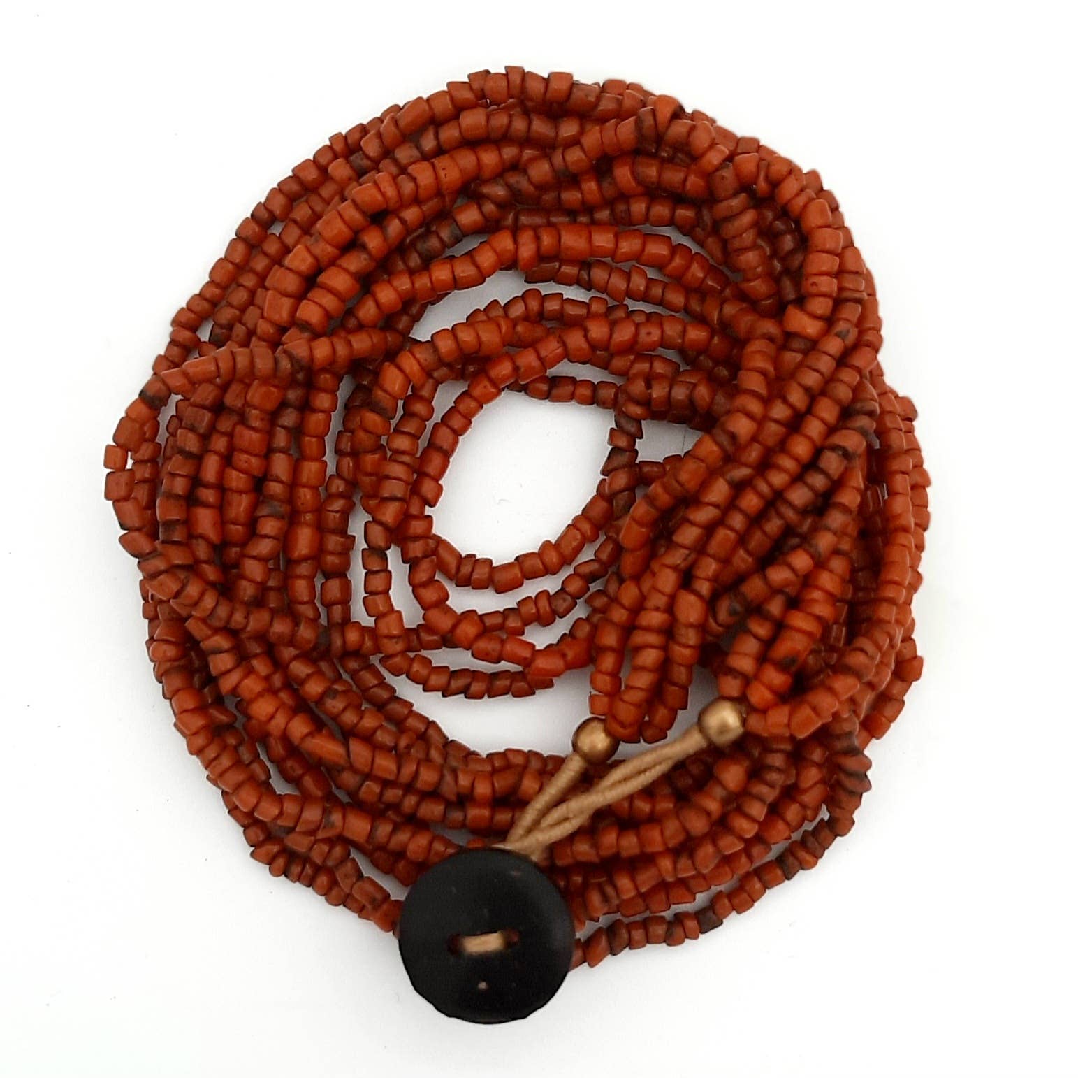 Koperberg - Vendita all'ingrosso Collane di perline/perle - Collana artigianale Bonda con perline di vetro riciclate10