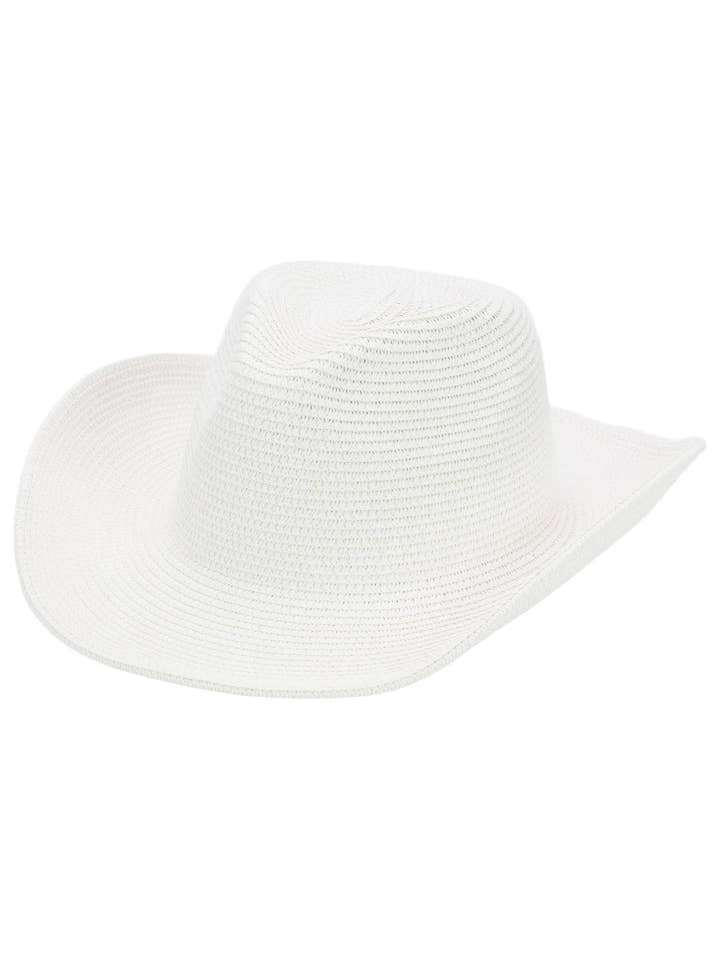Solid Tycoon Wired Brim Soft Shell Paper Straw Cowboy Hat for wholesale by Cap Zone