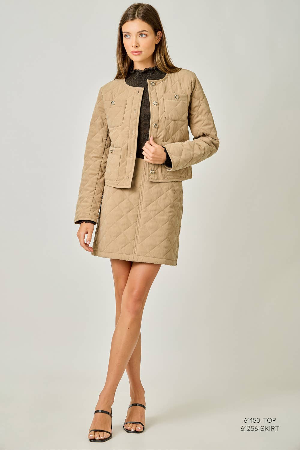 Mystree - Vendita all'ingrosso Gonna - Donna - 61256 Gonna Mini Trapuntata4