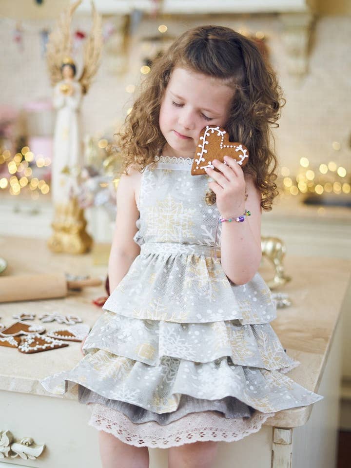 Kids Apron Christmas, Poly-Cotton Mix, Printed | TeaLurex for wholesale by Hortensias Home