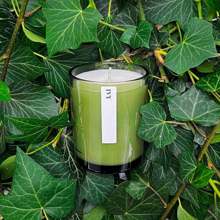 Heaven Scent Incense Ltd – wholesale Jar/filled candle – NEW! Green Botanical 20cl Candle 10