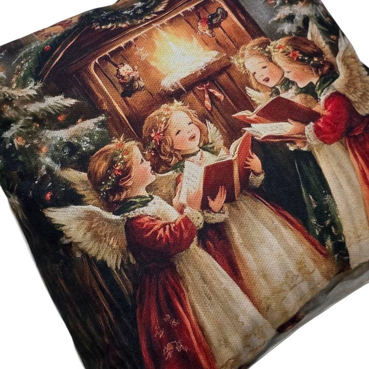 Lunaria Lab - Wholesale Throw/Decorative Pillow - 9-pack Vintage Christmas Family pillowcases20