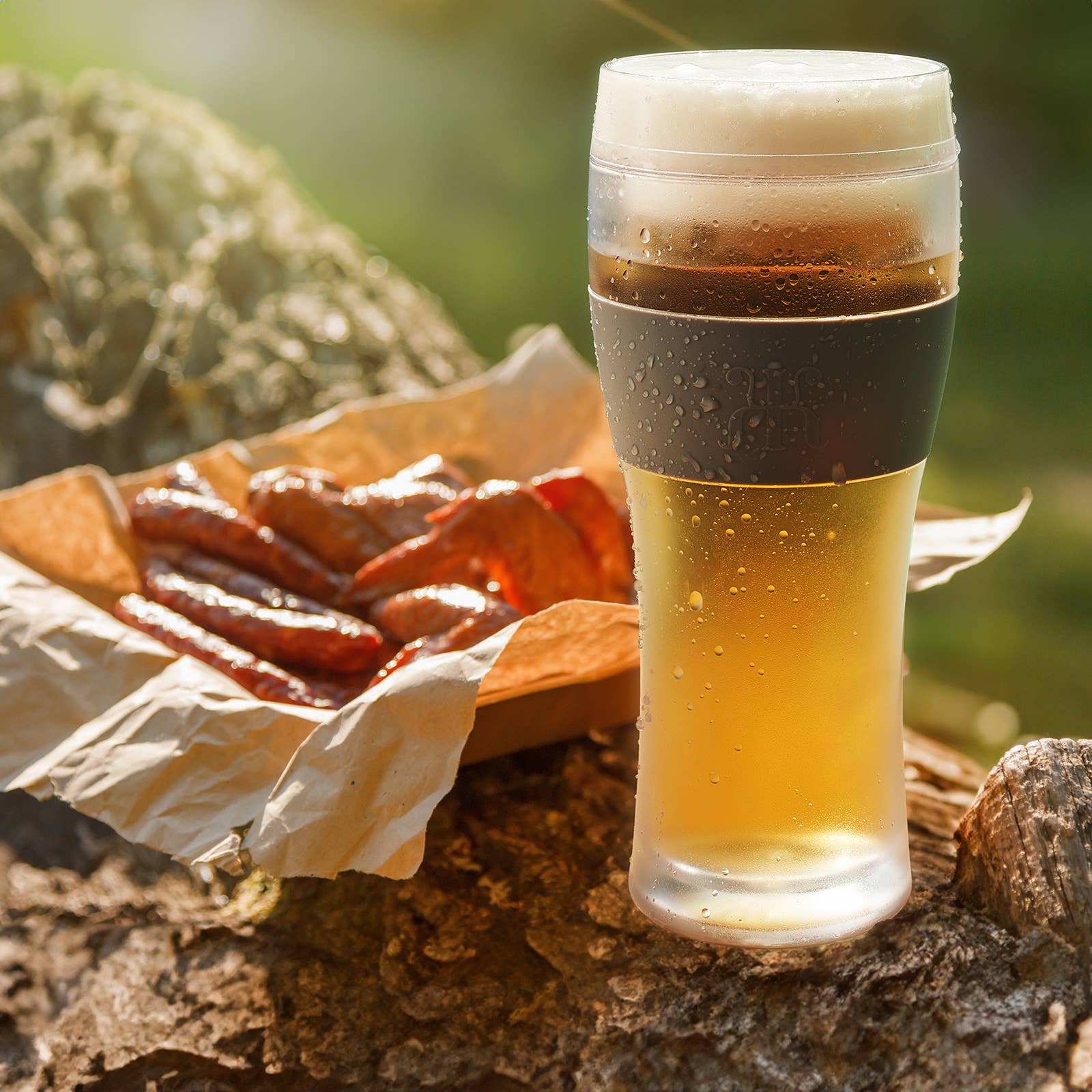 The Wine Savant /  Khen Glassware – wholesale Beer glass/mug – Unbreakable Acrylic Plastic Double Wall Insulated Beer Glass5