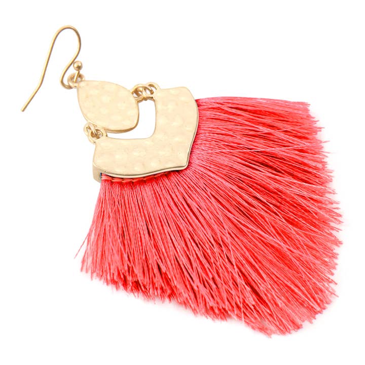 MYS Wholesale Inc - Wholesale Tassel Earrings - Boho-Chic Elegant Fringe Tassel Drop Earrings5