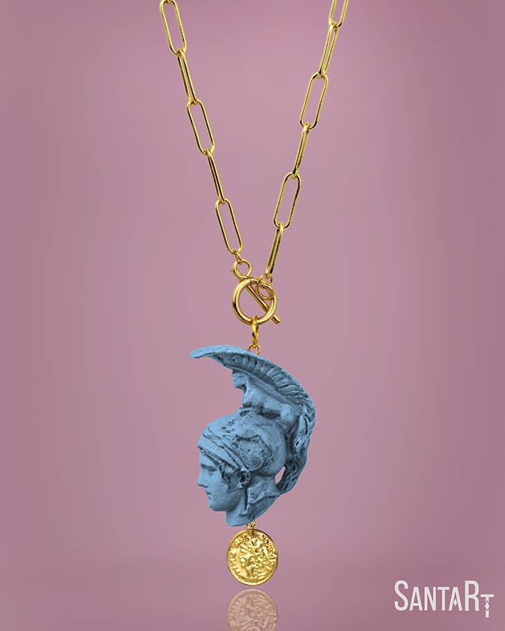 Santart - Wholesale Pendant/Charm Necklace - Ares turquoise necklace1