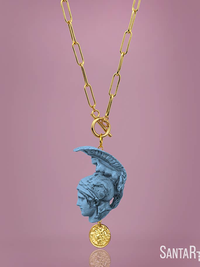 Collier Ares turquoise pour la vente par Santart