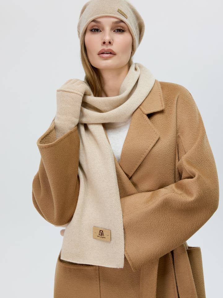 Ren kashmirsjal för wholesale av Bellemere