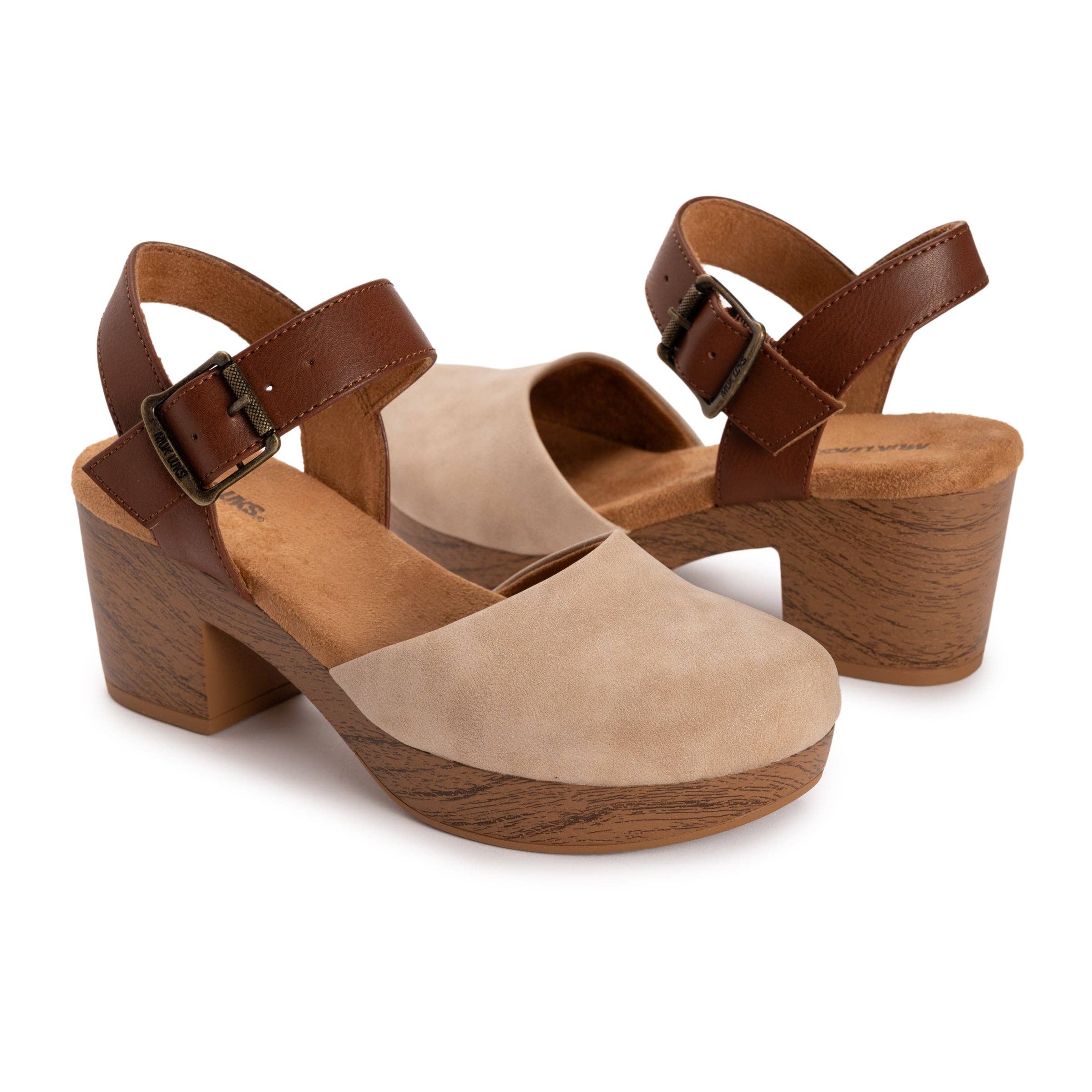 Muk Luks - Wholesale Sandals - Women's - MUK LUKS Women's Merritt Closed Toe Quarter Strap Shoe23