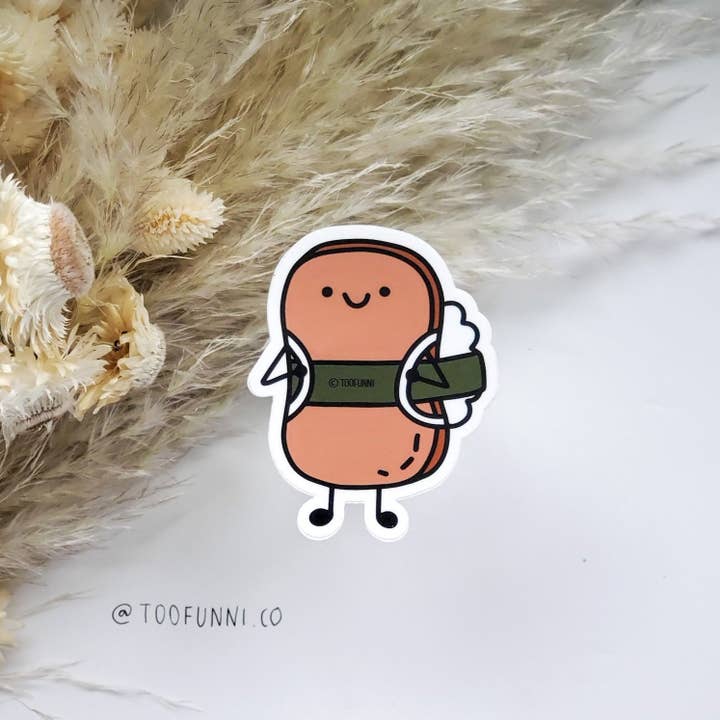 SPAM MUSUBI - Adesivo de vinil por atacado de Toofunni