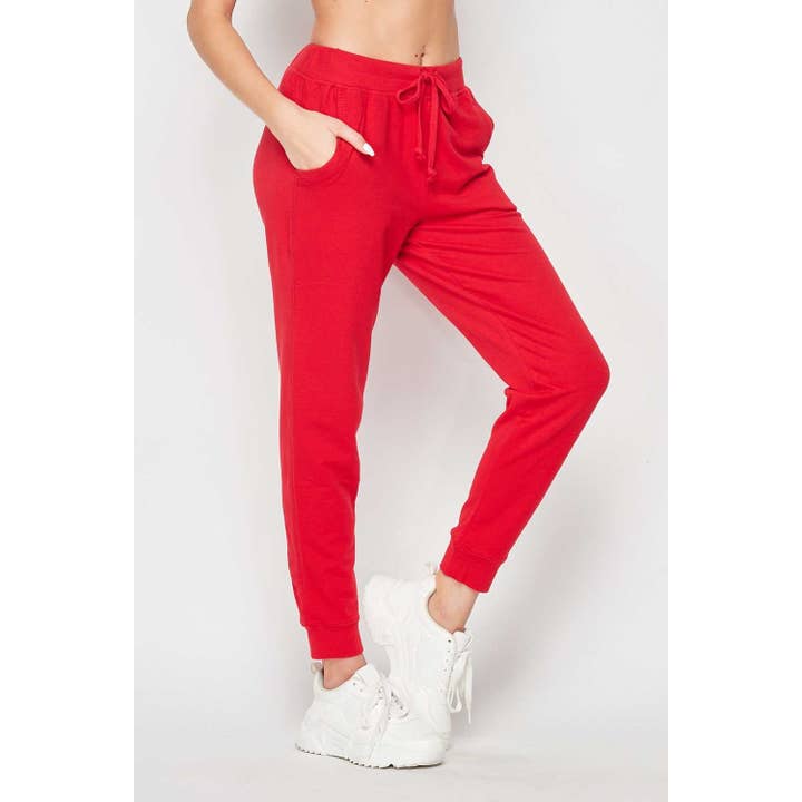 PANTALON DE JOGGING À ENFILER EN TISSU ÉPONGE pour la vente par Timeless
