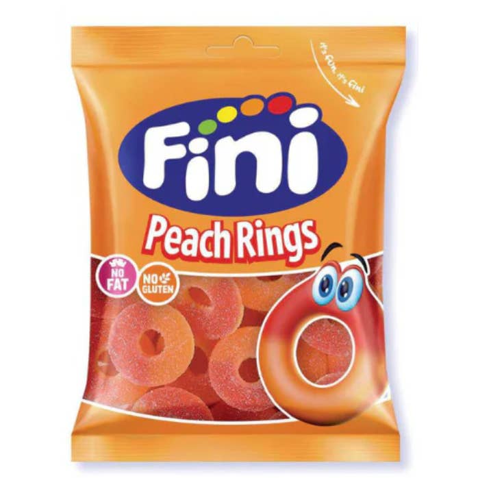 FINI Peach rings 90g for wholesale by 123bonbon