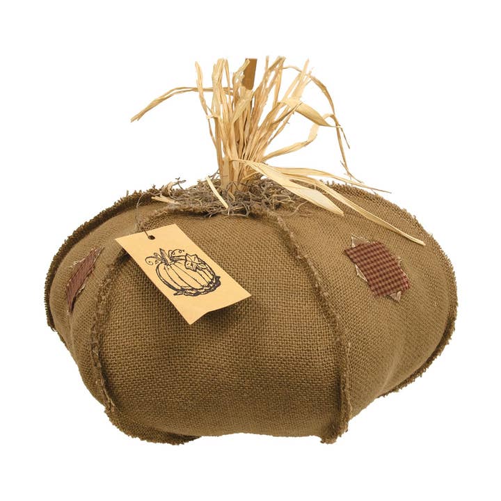 Patchs en toile de jute citrouille, 15 po pour la vente par The Hearthside Collection