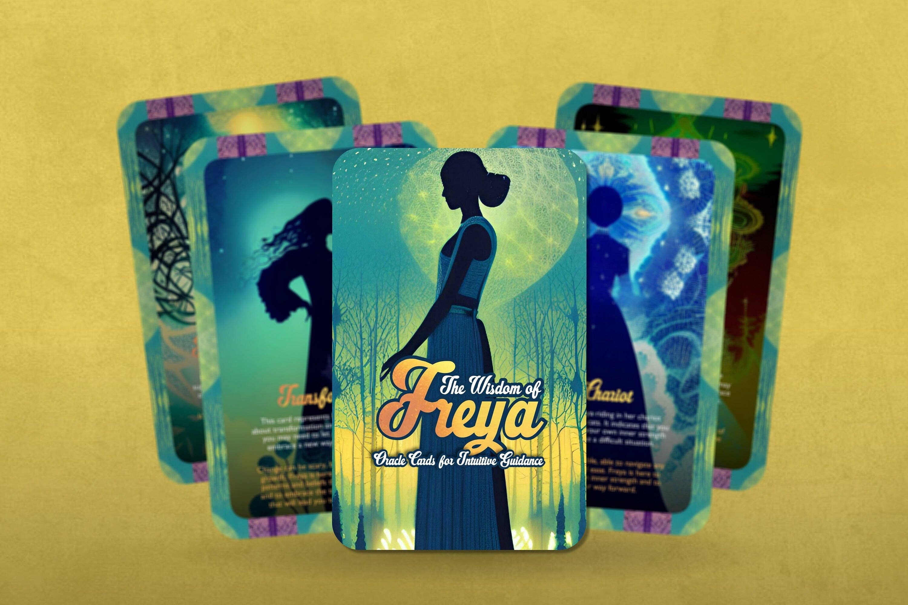 Ibiza Tarot USA - Venta al por mayor Cartas del tarot - La Sabiduría de Freya - Cartas Oráculo para Guía Intuitiva6