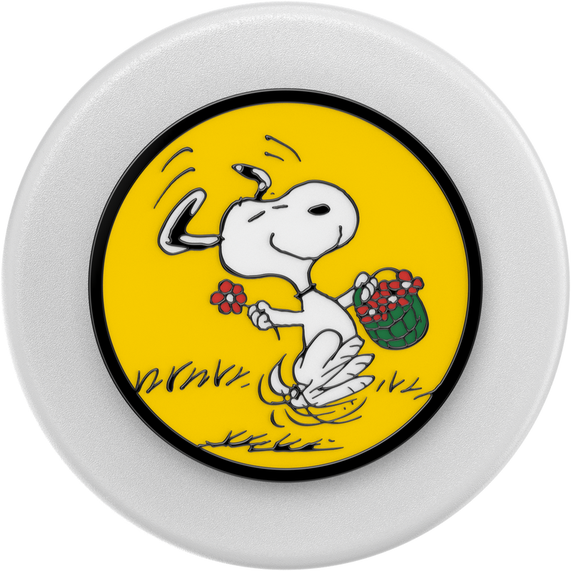 PopSockets - Wholesale Phone Grip - Popsockets Magsafe Phone Grip - Enamel Snoopy Skip1