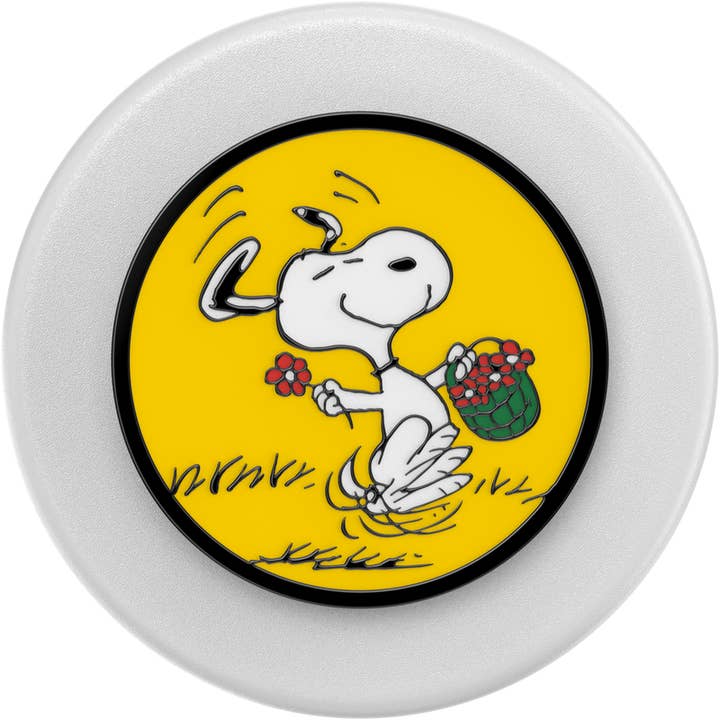 PopSockets - Wholesale Phone Grip - Popsockets Magsafe Phone Grip - Enamel Snoopy Skip1