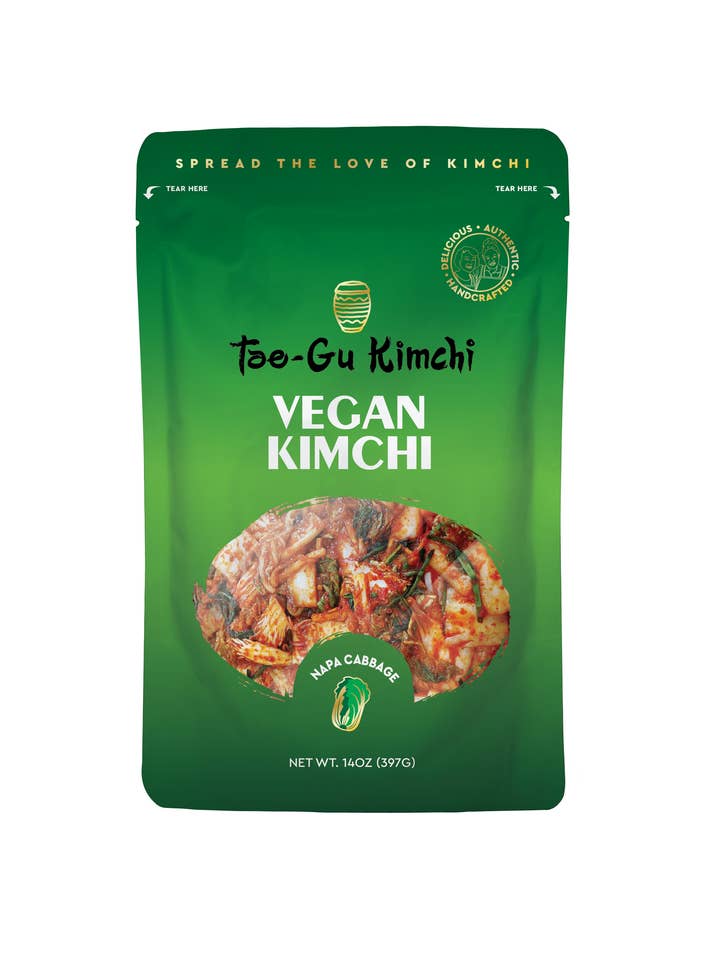 Vegan Napa Cabbage Kimchi for wholesale by Tae-Gu Kimchi