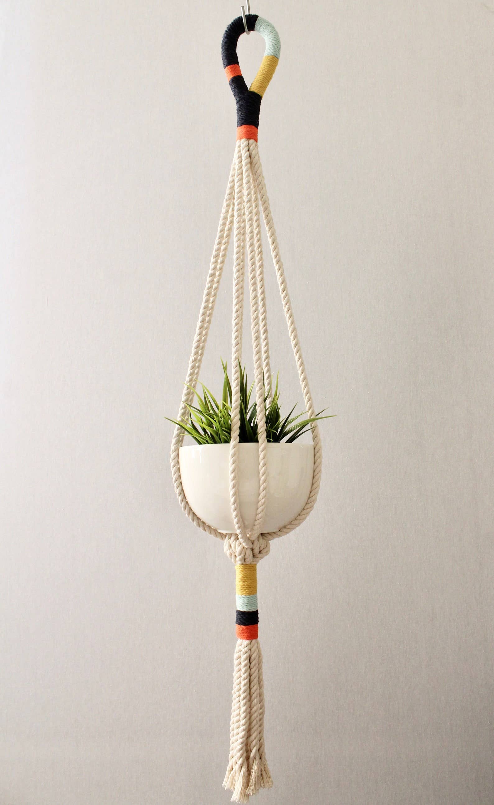 Freefille Market - Vendita all'ingrosso Fioriere a sospensione - Portavasi in macramè, portavaso da appendere, portavasi, unico1