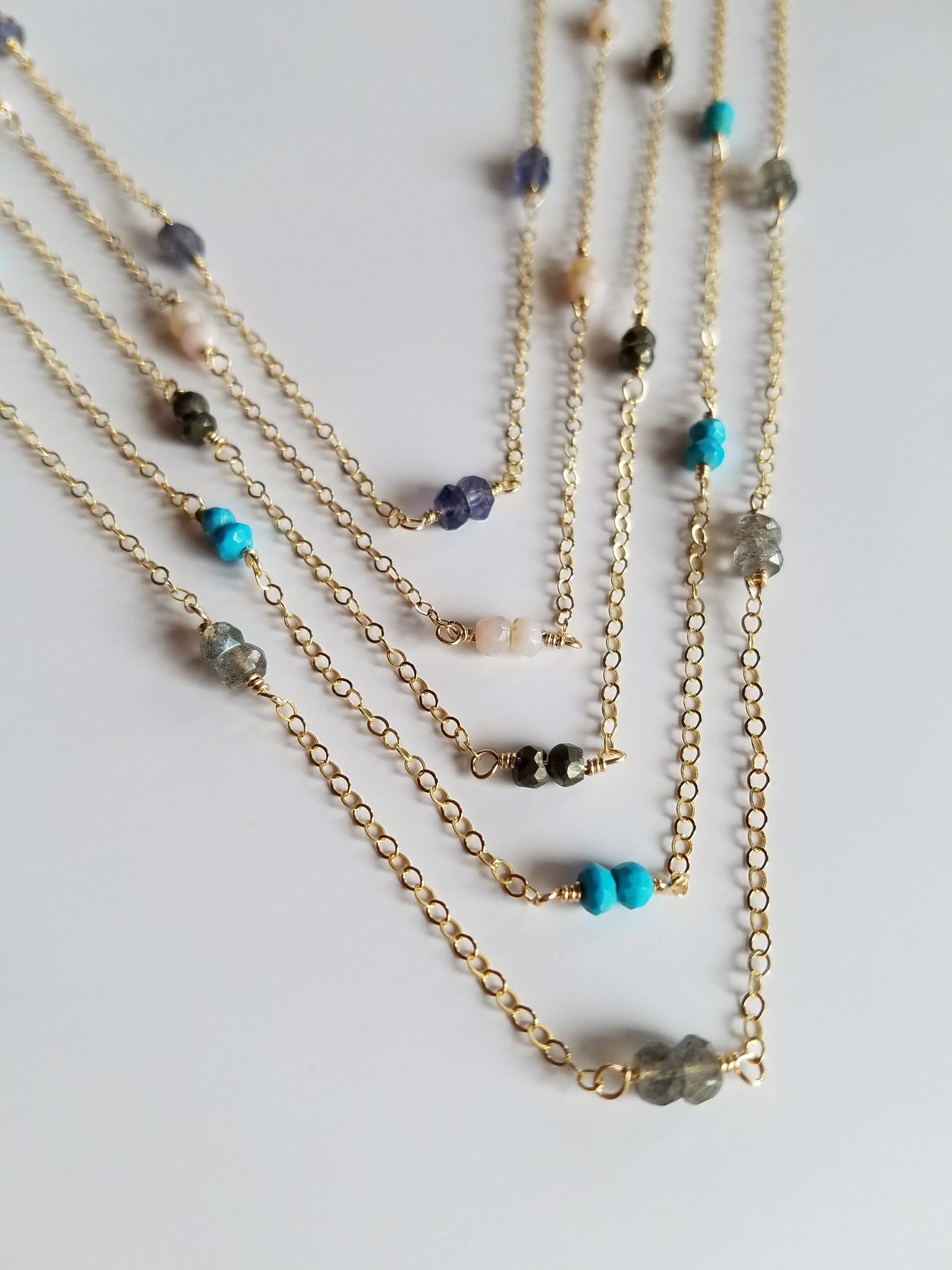 Paige Anna Jewelry - Wholesale Pendant/Charm Necklace - Segmented Necklace1