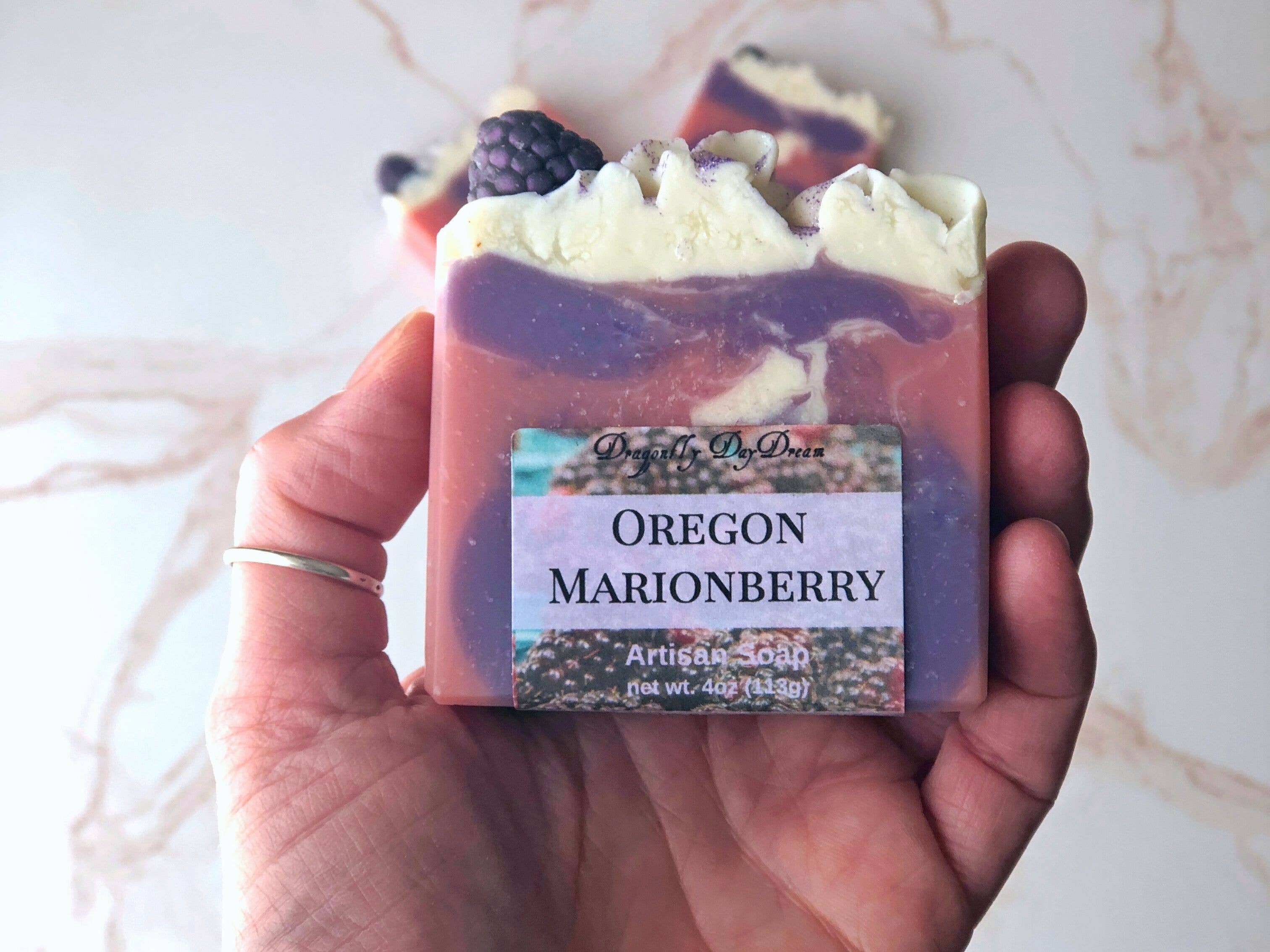 Dragonfly DayDream - Wholesale Bar Soap - Oregon Marionberry Artisan Soap4
