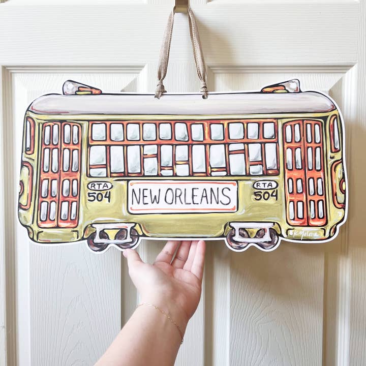 Home Malone – Engroshandel Dørophæng – Grøn Streetcar Door Bøjle - New Orleans udendørs indretning1